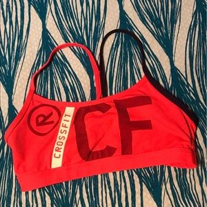 Reebok sports bra; crossfit